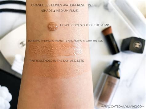 chanel les beiges water tint medium light|Chanel water fresh tint reviews.